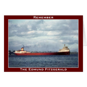 Edmund Fitzgerald sur la rivière de St Clair
