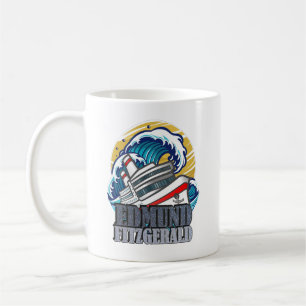 Edmund Fitzgerald Tribut an das legendäre Schiff Kaffeetasse