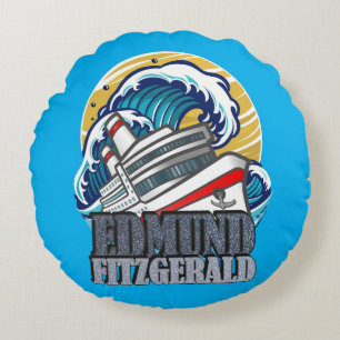Edmund Fitzgerald   Tribut an das legendäre Schiff Rundes Kissen