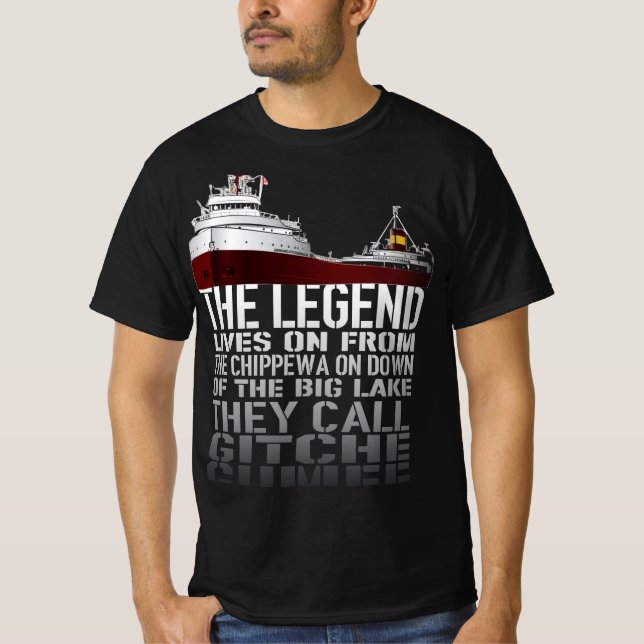 Edmund Fitzgerald Unisex für Männer Frauen. T-Shirt (Vorderseite)