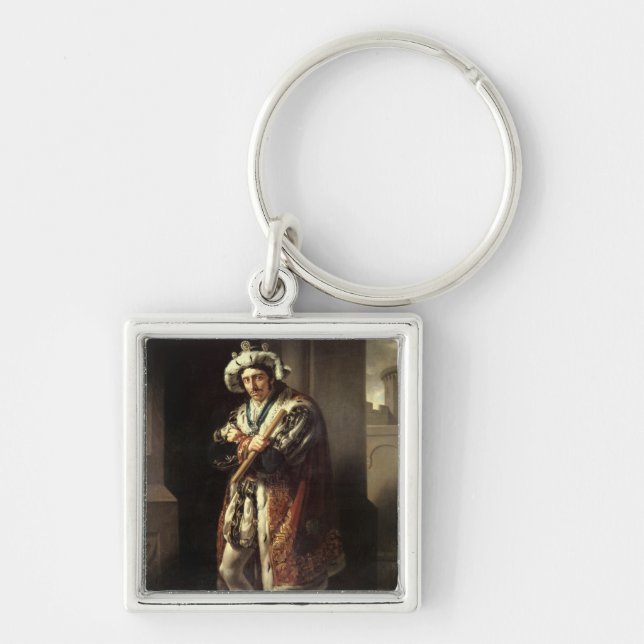 Edmund Kean als Richard III, 1814 Schlüsselanhänger (Vorne)