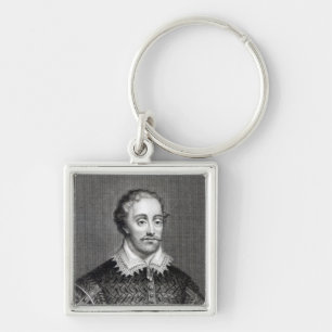 Edmund Spenser, graviert durch Burnet Lesung Schlüsselanhänger
