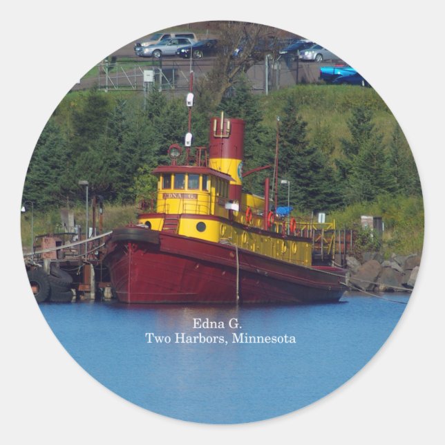 Edna G. Aufkleber (Vorderseite)