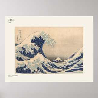 Edo Japan Kunstposter Poster