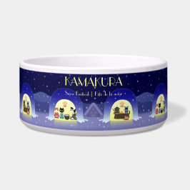 Edo-Nekos Schneefeier Pet Bowl Napf
