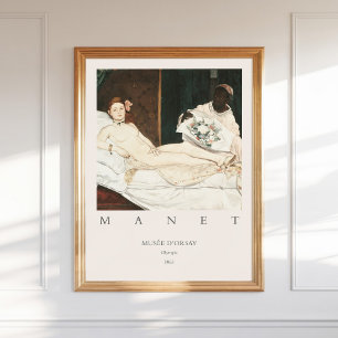 Edouard Édouard Manet Olympia 1863 Art Print Poster