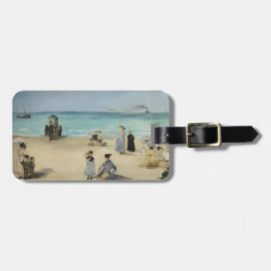 Edouard Manet - Am Strand, Boulogne-sur-Mer Gepäckanhänger