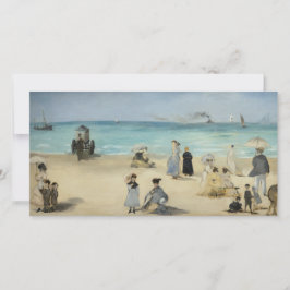 Edouard Manet - Am Strand von Boulogne-sur-Mer Dankeskarte