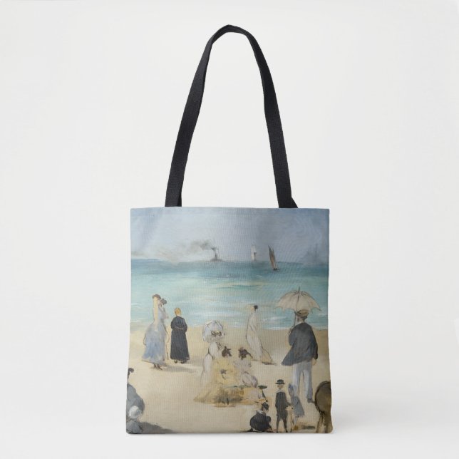 Edouard Manet - Am Strand von Boulogne-sur-Mer Tasche (Vorderseite)
