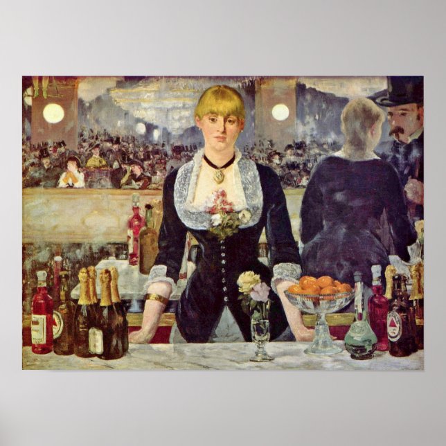 edouard Manet - Bar at the Folies-Bergere Poster (Vorne)