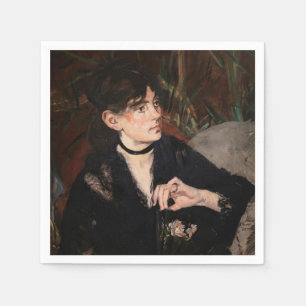 Edouard Manet - Berthe Morisot mit einem Fächer 18 Serviette