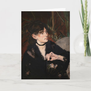 Edouard Manet - Berthe Morisot mit einem Fan 1874 Karte