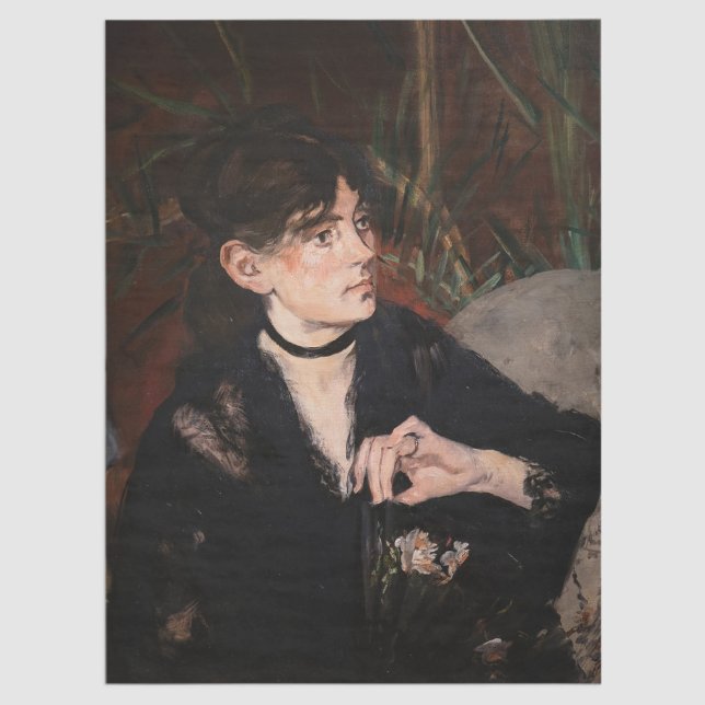 Edouard Manet - Berthe Morisot mit einem Fan 1874 Seidenpapier (Von Creator hochgeladen)