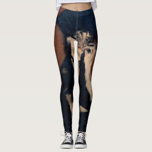 Edouard Manet - Berthe Morisot mit einem Fan Leggings