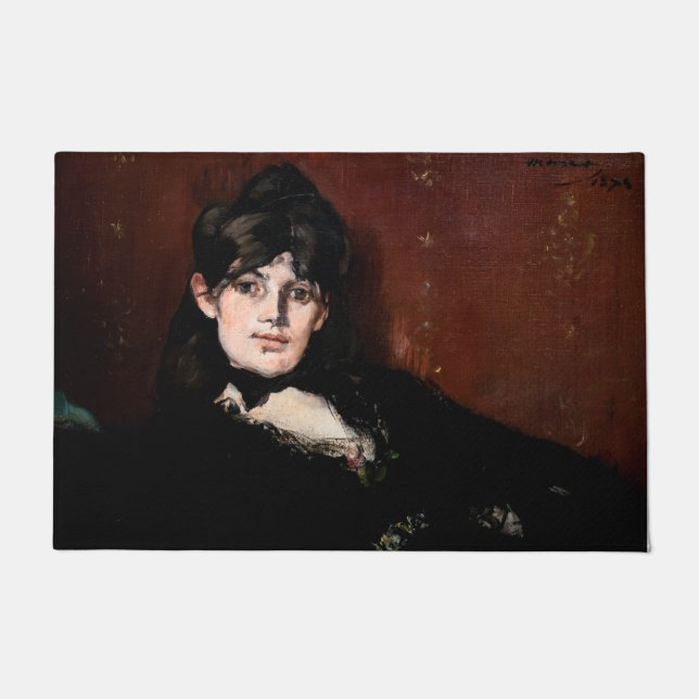 Edouard Manet - Berthe Morisot Reclining Fußmatte (Vorderseite)