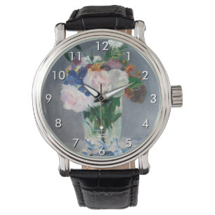 Edouard Manet - Blume in einer Kristallvase Armbanduhr