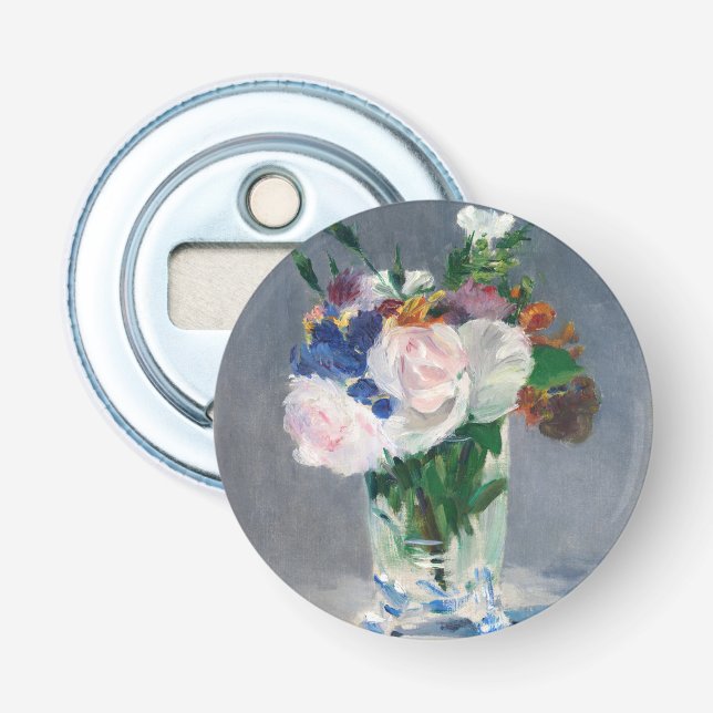 Edouard Manet - Blume in einer Kristallvase Flaschenöffner (Vorderseite)