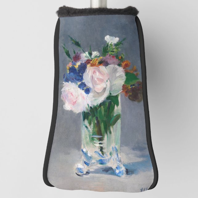 Edouard Manet - Blume in einer Kristallvase Golf Headcover (Rotieren 90)