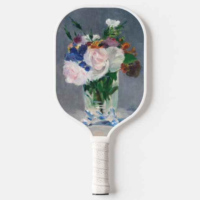 Edouard Manet - Blume in einer Kristallvase Pickleball Schläger (Vorderseite)
