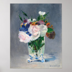 Edouard Manet - Blume in einer Kristallvase Poster