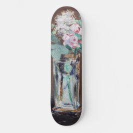 Edouard Manet - Blume in einer Kristallvase Skateboard
