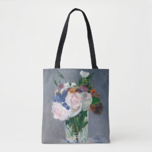 Edouard Manet - Blume in einer Kristallvase Tasche