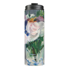 Edouard Manet - Blume in einer Kristallvase Thermosbecher