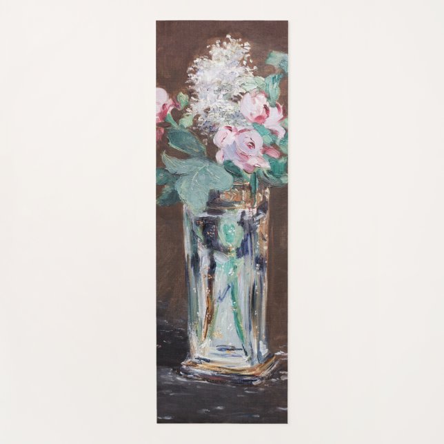 Edouard Manet - Blume in einer Kristallvase Yogamatte (Vorderseite)