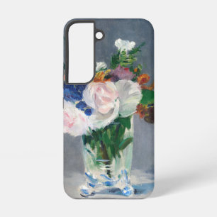 Edouard Manet - Blumen in einer Kristallvase Samsung Galaxy Hülle
