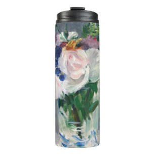 Edouard Manet - Blumen in einer Kristallvase Thermosbecher