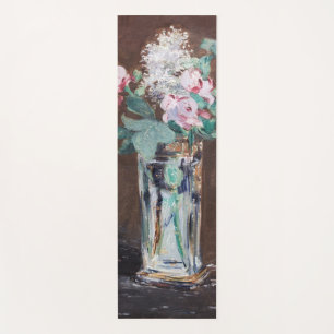 Edouard Manet - Blumen in einer Kristallvase Yogamatte