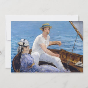 Edouard Manet - Bootsfahrt Einladung
