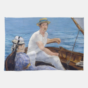 Edouard Manet - Bootsfahrt Geschirrtuch