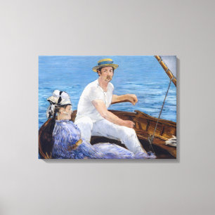 Edouard Manet - Bootsfahrt Leinwanddruck