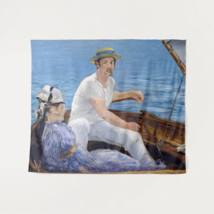 Edouard Manet - Bootsfahrt Wandteppich