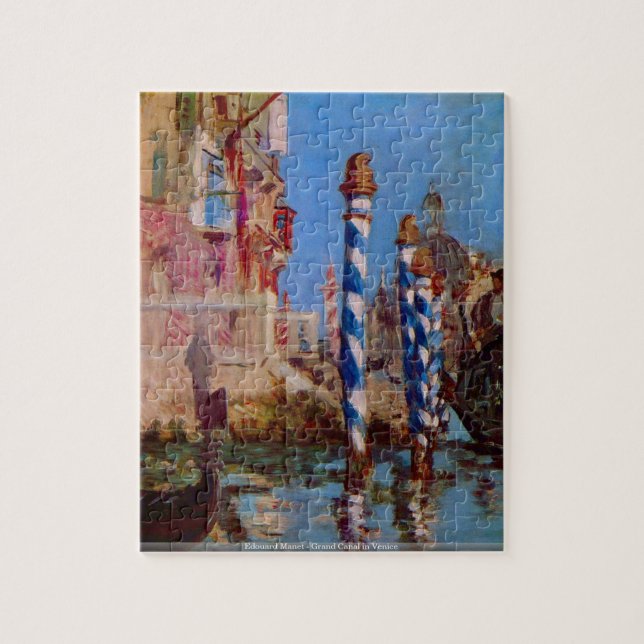 Edouard Manet - Canal Grande in Venicepuzzle (Vertikal)