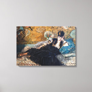 Edouard Manet - Dame mit Fächern Leinwanddruck