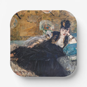 Edouard Manet - Dame mit Fächern Pappteller