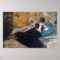 Edouard Manet - Dame mit Fächern