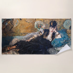 Edouard Manet - Dame mit Fächern Strandtuch