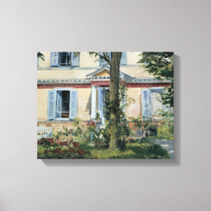 Edouard Manet - das Haus bei Rueil Leinwanddruck
