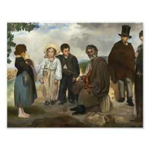 Edouard Manet - Der alte Musiker Fotodruck