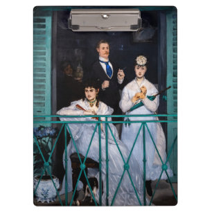 Edouard Manet - Der Balkon / Le Balcon Klemmbrett