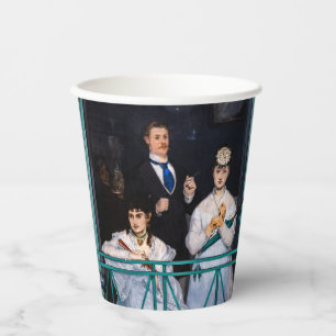 Edouard Manet - Der Balkon / Le Balcon Pappbecher