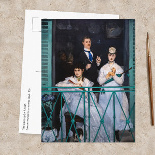 Edouard Manet - Der Balkon / Le Balcon Postkarte