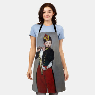 Edouard Manet - Der Faib / Young Flutist Schürze