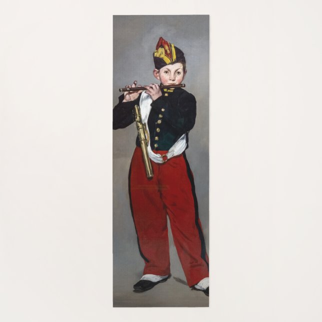 Edouard Manet - Der Faib / Young Flutist Yogamatte (Rückseite)