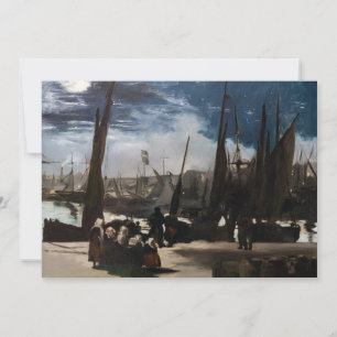 Edouard Manet - Der Hafen von Boulogne bei Mondlic Einladung