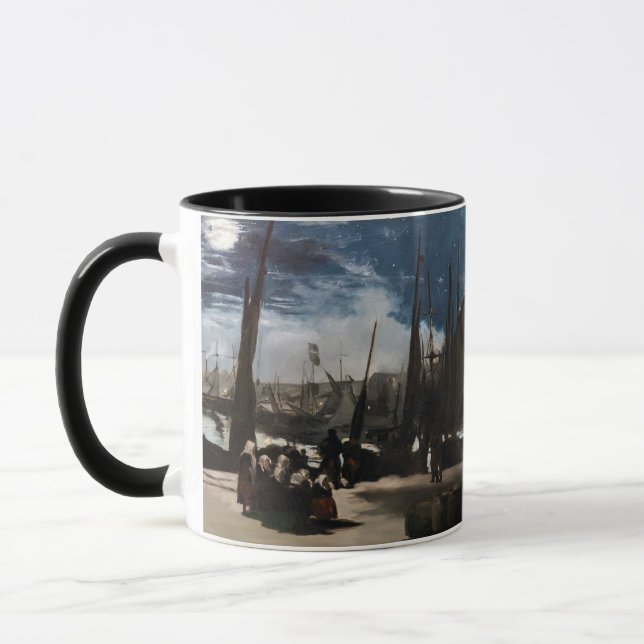 Edouard Manet - Der Hafen von Boulogne durch Mondl Tasse (Links)