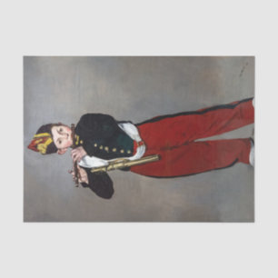 Edouard Manet - Der Pfeifer / Junger Flötist Seidenpapier